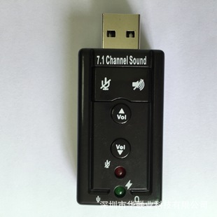 Большое количество USB7.1 Внешняя звуковая карта звуковая карта USB внешняя звуковая карта USB -производитель звуковых карт Оптовая