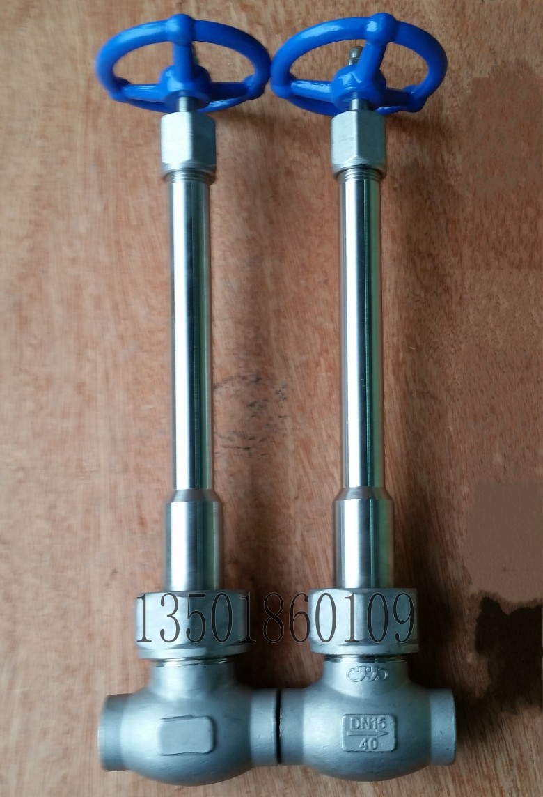 低温长轴截止阀DJ61F-40P DN10 15 20 25 32 40 50 65 80 100 125