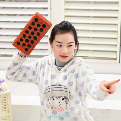 Plank Brick Pillow Plush Toy Creative Personality Simulation Brick Cushion Pillow Brick Funny Valentine's Day Gift