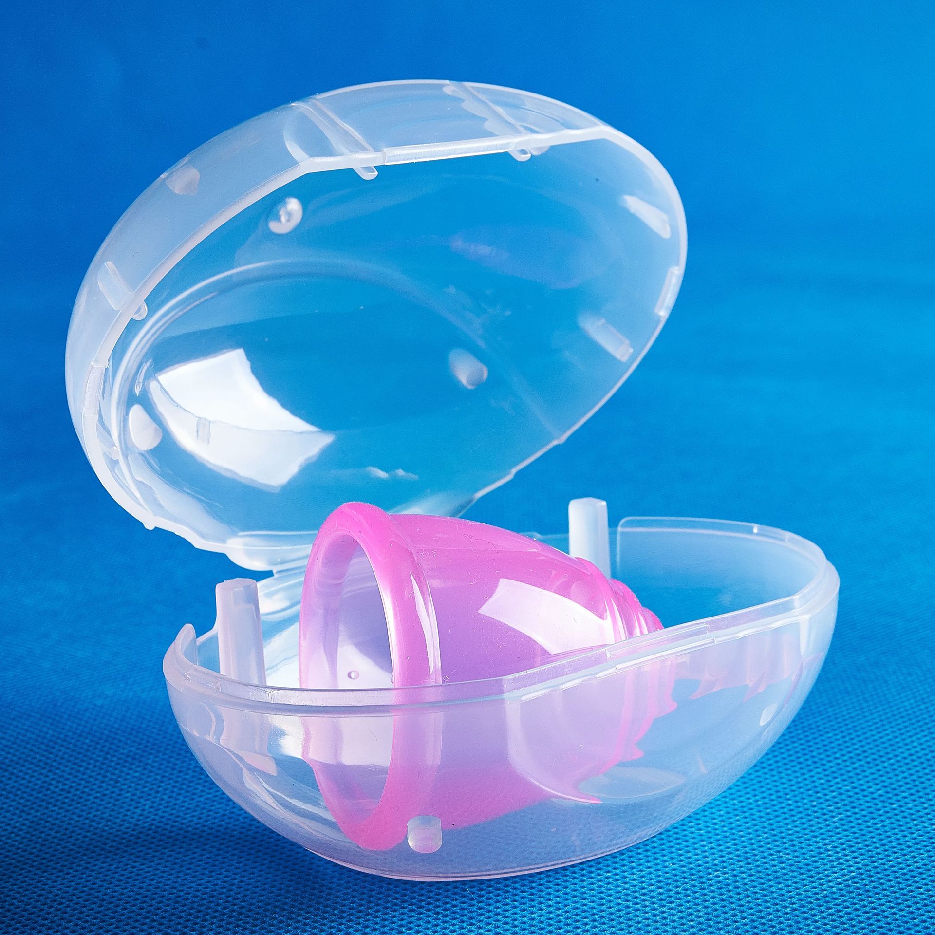 Las ventas directas de la fábrica de las mujeres de silicona Luna Copa grado alimenticio de silicona líquida Período de la taza de la menstruación