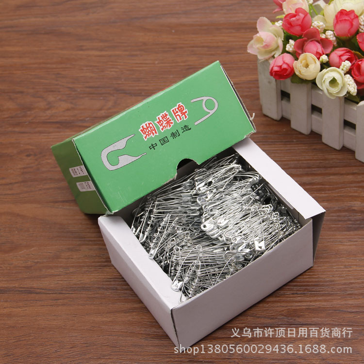 2号别针简易大小号别针儿童安全保险别针扣针衣服装饰开衫小曲