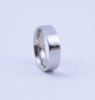 Fashionable glossy ring stainless steel engraved, simple and elegant design, 6mm