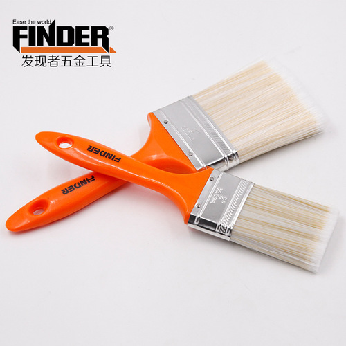 Cross-border dust removal tool brush wholesale home decoration paint brush 2 inches 4 inches plastic handle PET paint brush