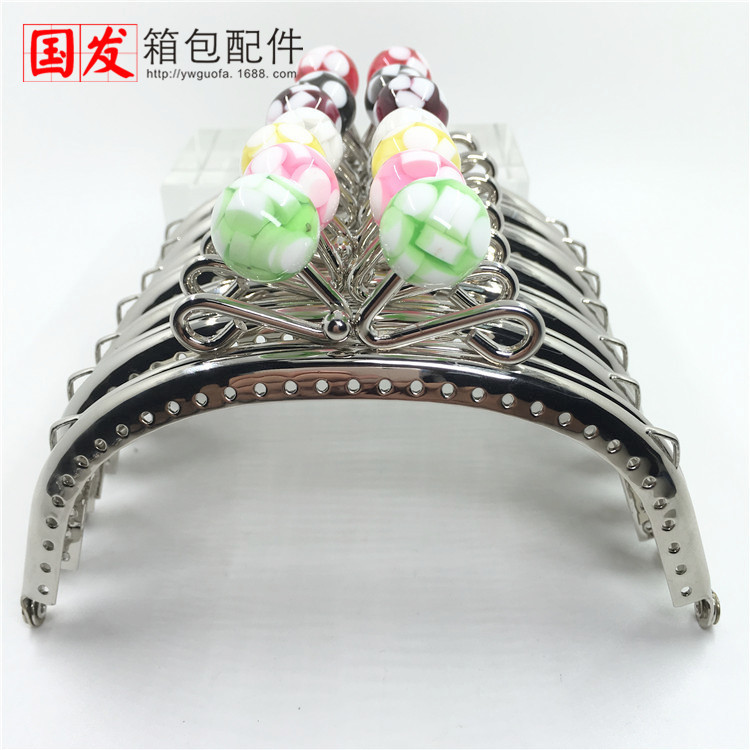 12.5CM arco suave cabeza de jalea de caramelo oro 10 colores opcional plata    0397 - ys