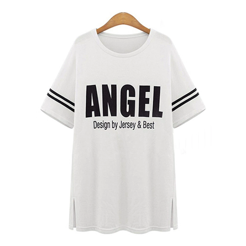 Летняя футболка с коротким рукавом Fat Sister плюс женская Свободная футболка больших размеров, куртка с коротким рукавом 200 кг, поколение волос