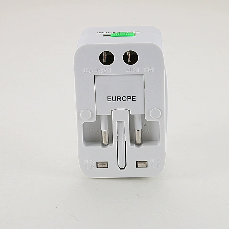 Граница-допоставки двойной USB глобальный переходник для путешествий, переходник розетка, преобразователь для путешествий