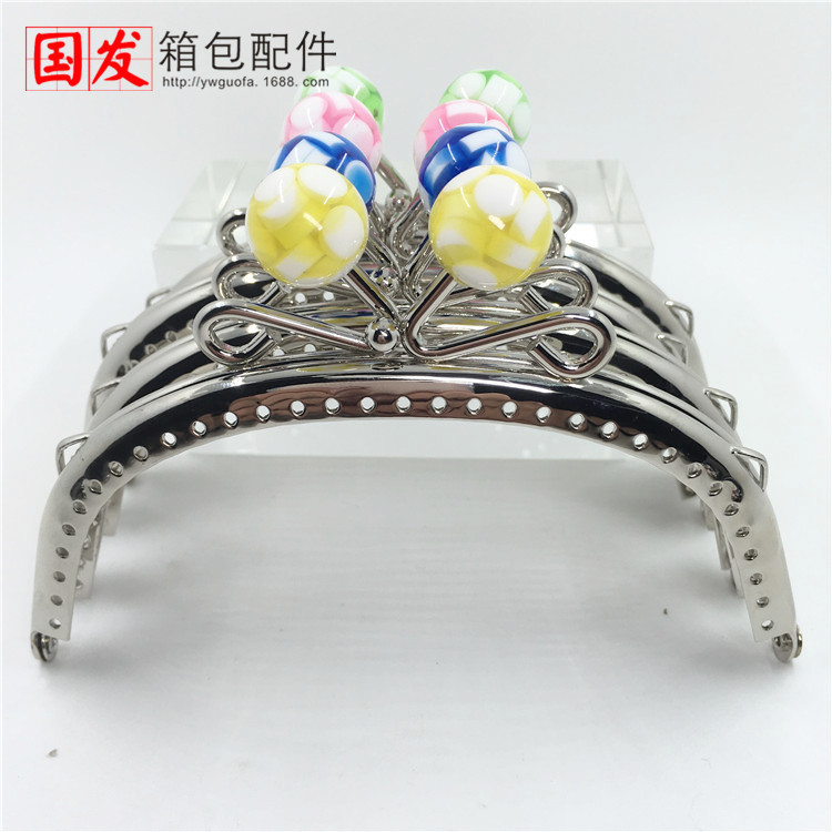 12.5CM arco suave cabeza de jalea de caramelo oro 10 colores opcional plata    0397 - ys