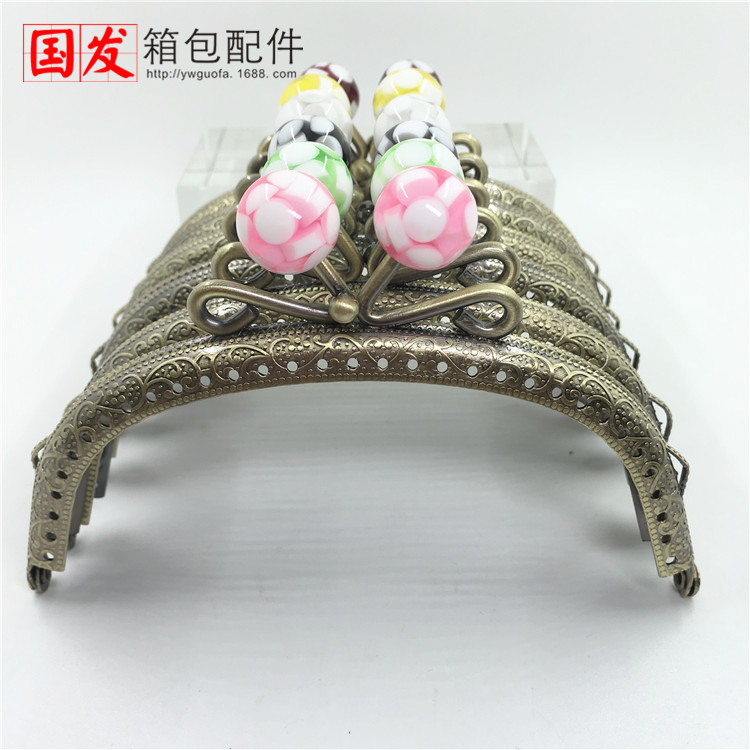 12.5CM arco de jalea caramelo cabeza de oro bronce 0400 - GT