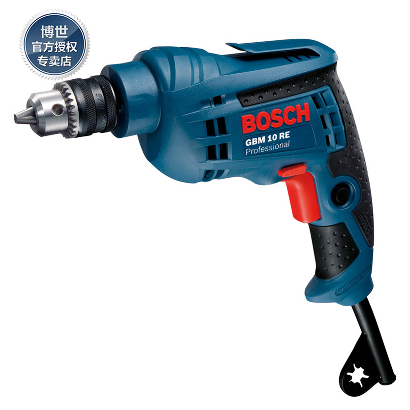 BOSCH博世手电钻GBM10/GBM10RE/KLE正反转手枪钻 10mm手电钻