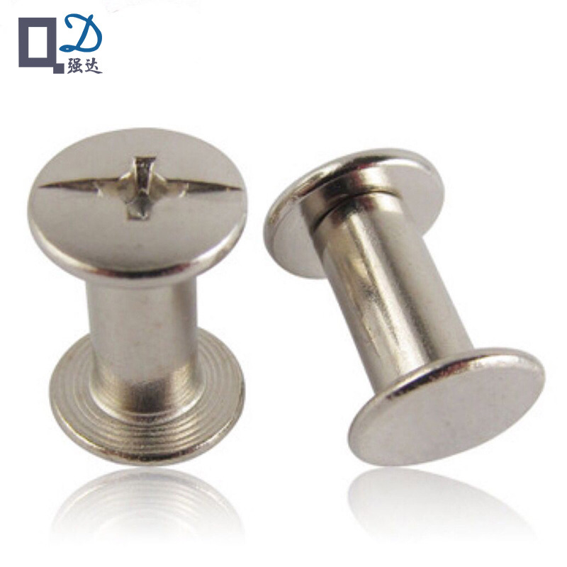 镀镍相册账本子母铆钉 对接铆钉 账本螺丝6-100mm 厂家批发零件