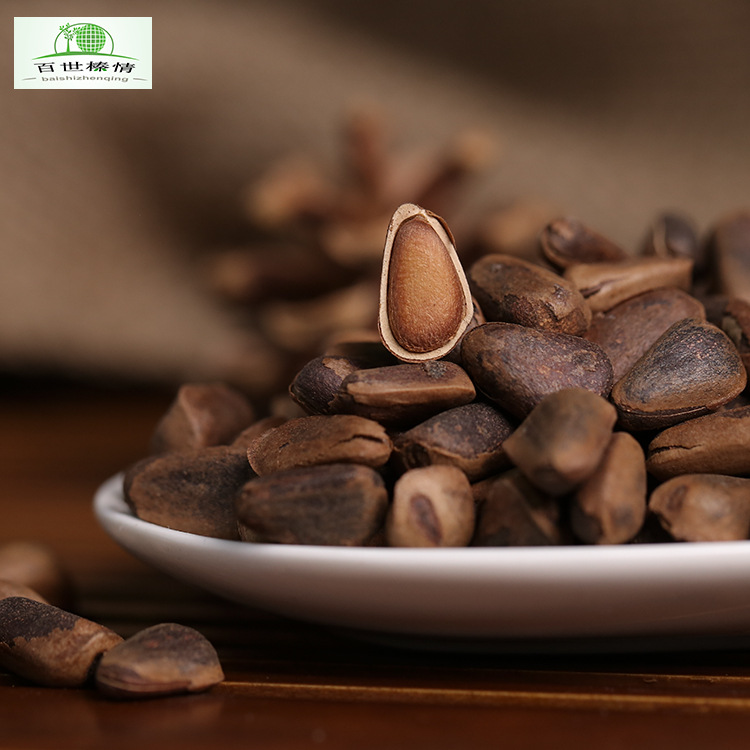 百世榛情红松子东北大颗粒手剥2025新货开口野生10斤散装坚果批发