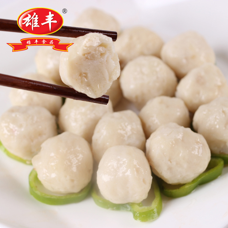 雄丰墨鱼丸火锅食材500g关东煮鱼丸冷冻食品厂家批发速食健康