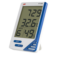 供应 KT908 电子温湿度计 室内外双温度计 数字温湿度表 室内湿度
