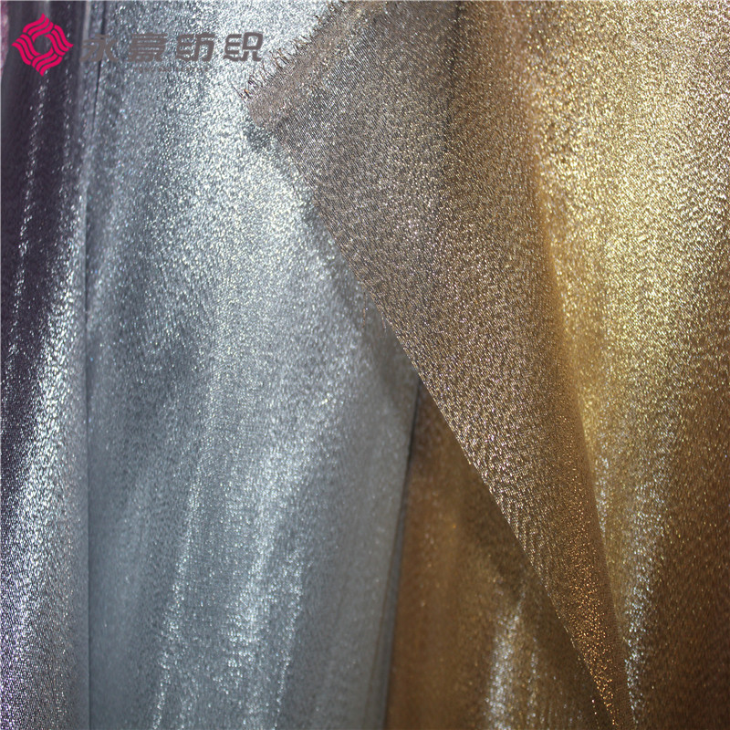 【厂家直销】金葱布/银葱布  爆合葱 金布