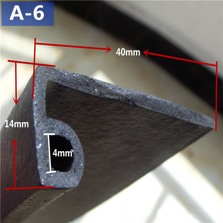 防遇火膨胀复合胶条船用防火门用防火条异型五金防火胶条