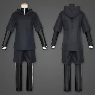 法莱动漫东京食尸鬼cos金木研战斗服食种 cosplay服研cos角色扮演