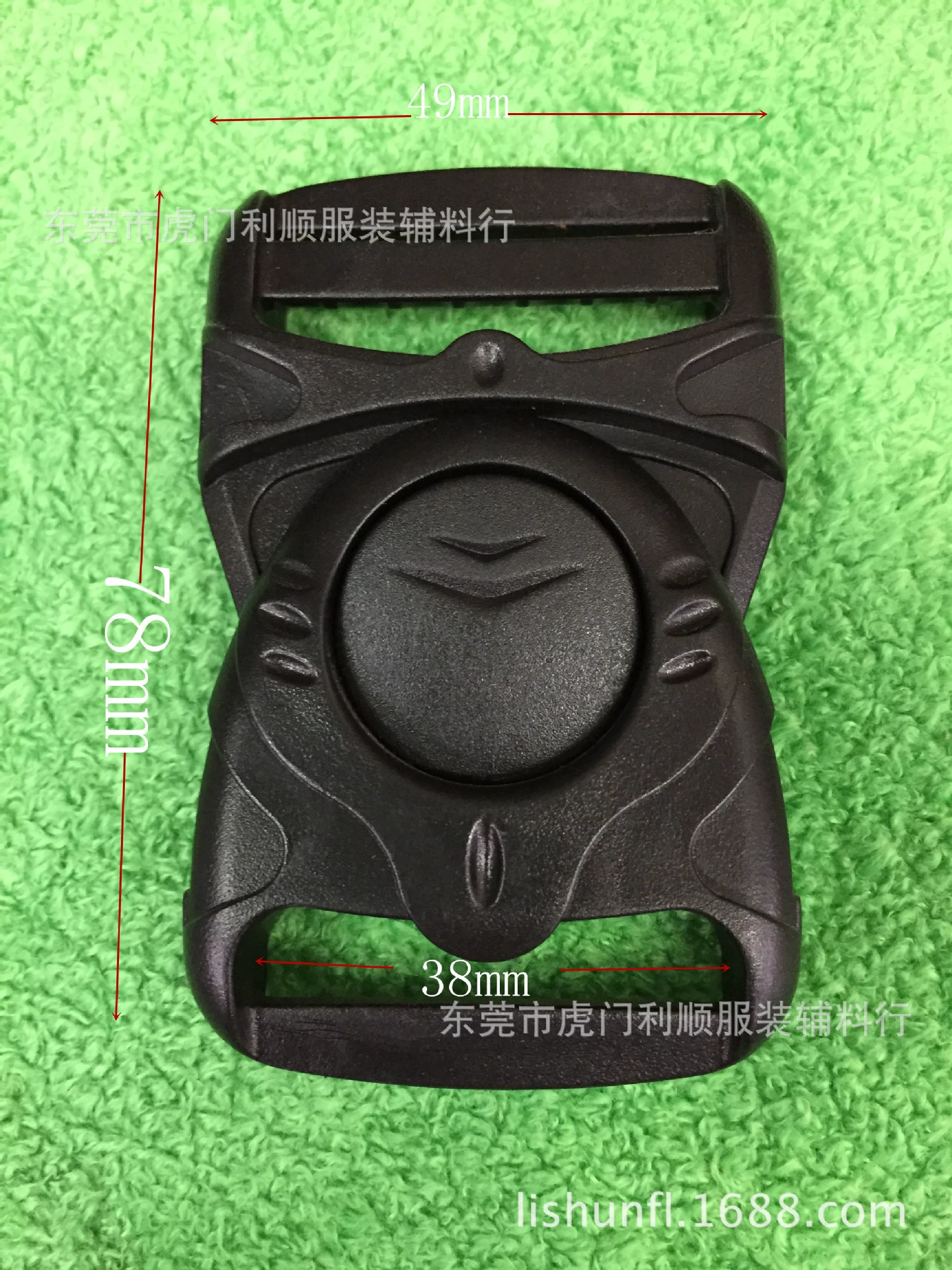 Производитель багажной ленты 38 мм, пластиковая вращающаяся пряжка 1.5inch пластиковая пряжка среднего прессования, экологически чистая, красочная