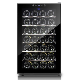 28 Pcs Electronic Constant Temperature Refrigerated Red Wine Cabinet White Machine Printable LOGO