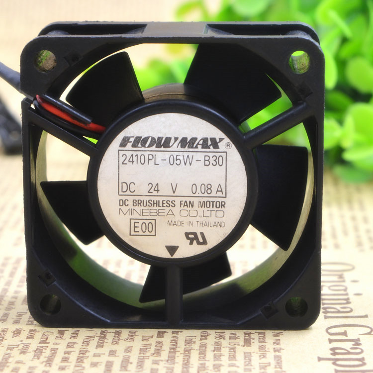 原装FLOW MAX 2410PL-05W-B30 24V 0.08A 6025 6CM 散热风扇