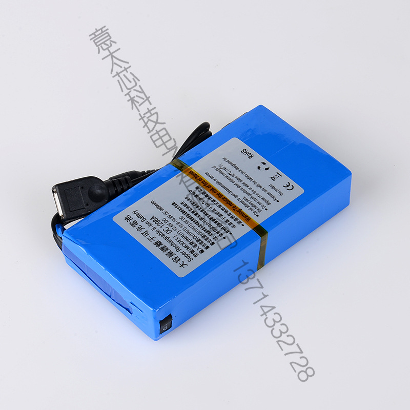 厂家生产5V/12V大容量多用途可充备用锂电池(多款选择)
