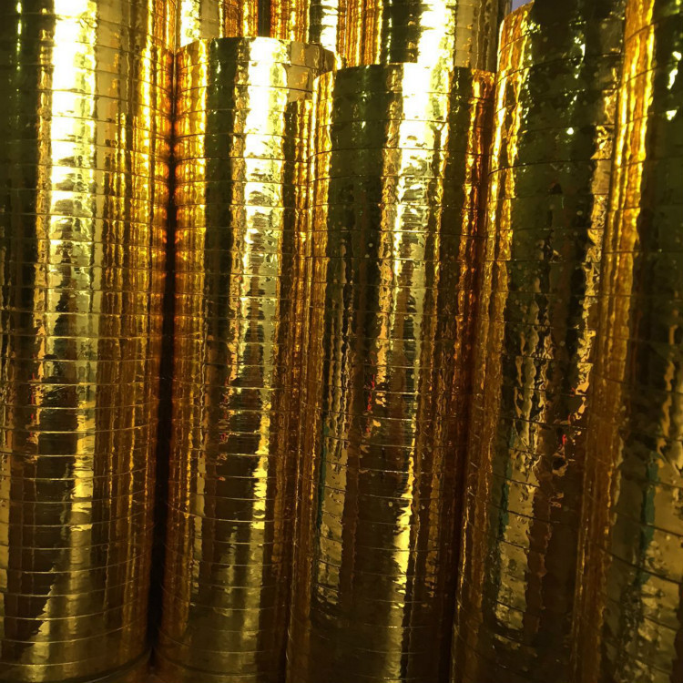 En stock láser Cinta de Oro reflectante DIY cinta decorativa de oro suministro directo de fábrica cinta de color láser al por mayor