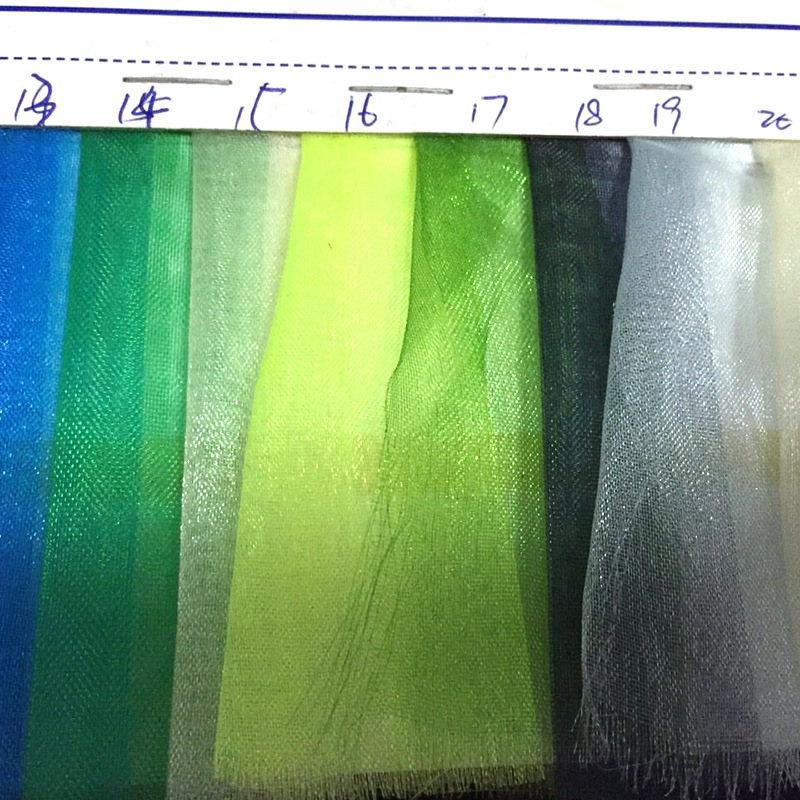 欧根纱柯根纱化纤面料 高档加密涤纶面料 珠宝袋网纱料面料