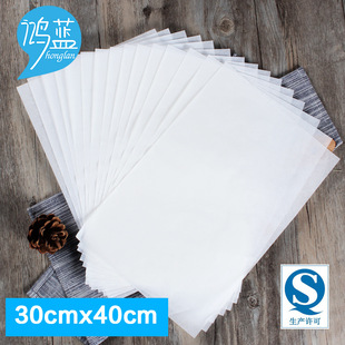 Factory Direct Sales Disposable Thickened Korean Square Barbecue Paper Commercial Household Silicone Paper