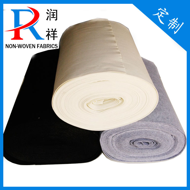 针刺无纺布彩色涤纶化纤文具工业书画毛毡制品布包垫用料柔软性好