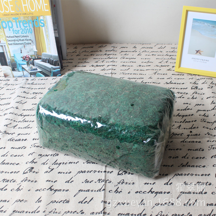 配材批发每包假草仿真青苔 用品园艺防腐处理干苔藓仿真青苔苔藓