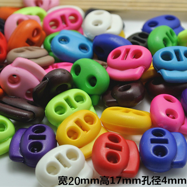 Button button plastic hanging Bell fastening pig nose buckle spring buckle color rope buckle lock buckle elastic adjustment buckle wholesale Button button plastic hanging Bell fastening pig nose buckle spring buckle color rope buckle lock buckle elastic adjustment buckle wholesale