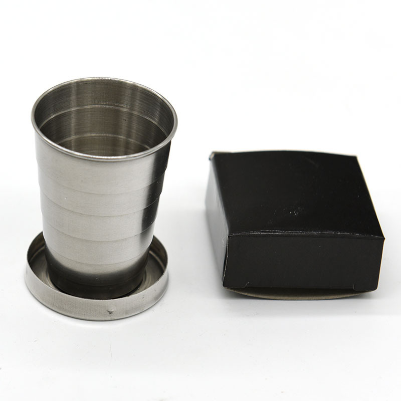 Metal handheld small wineglass stainless steel for men and women