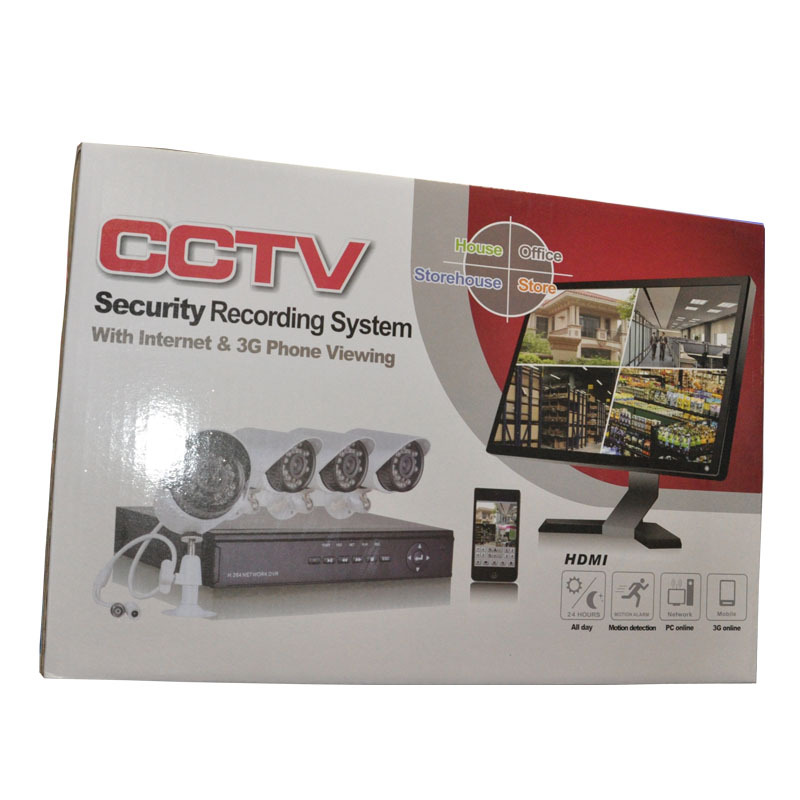 4 vías AHD 2 millones de equipos de monitoreo de visión nocturna HD kits ahd 2.0mp en sistema de CCTV