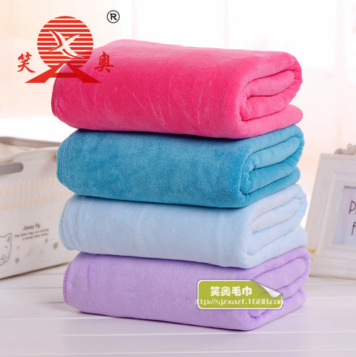Factory direct sales brushed thickened microfiber soft water-absorbent car wash and wipe small square towel with logo