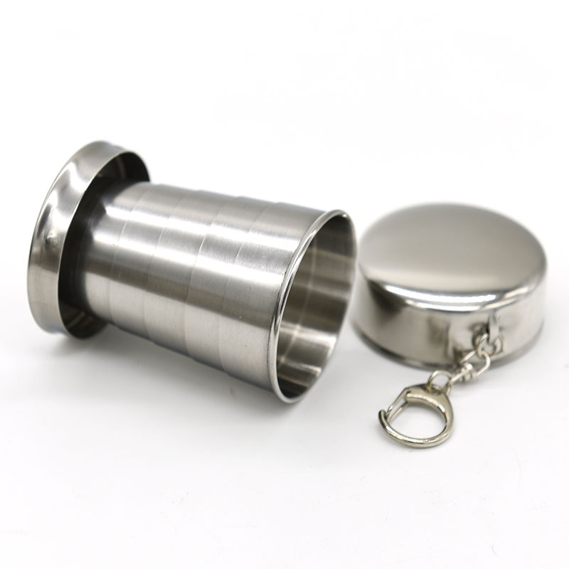 Metal handheld small wineglass stainless steel for men and women