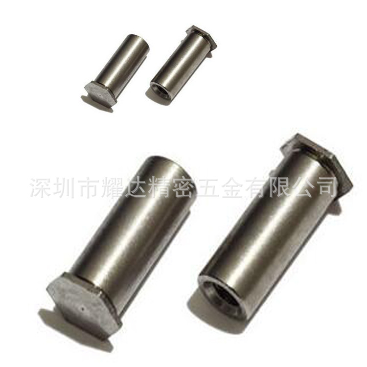 供应压铆螺母螺丝 m4 冷墩铆螺柱 机箱压铆螺柱不锈钢304螺杆