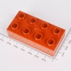 2 × 4 thick bricks [brown]