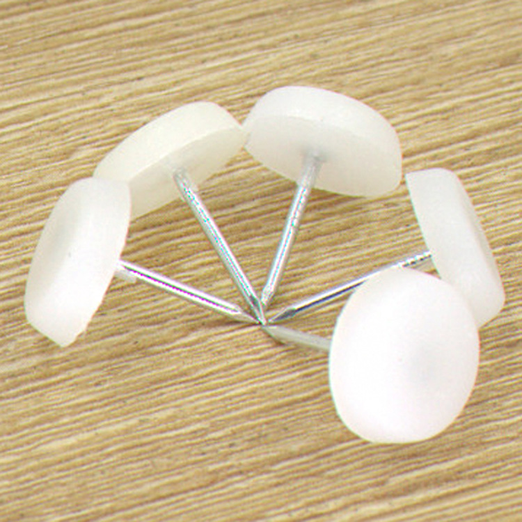 Muebles de nylon grueso pie uñas sofá mesa y silla antideslizante silenciador a prueba de humedad piso de plástico uñas de plástico pie I-4809 de uñas