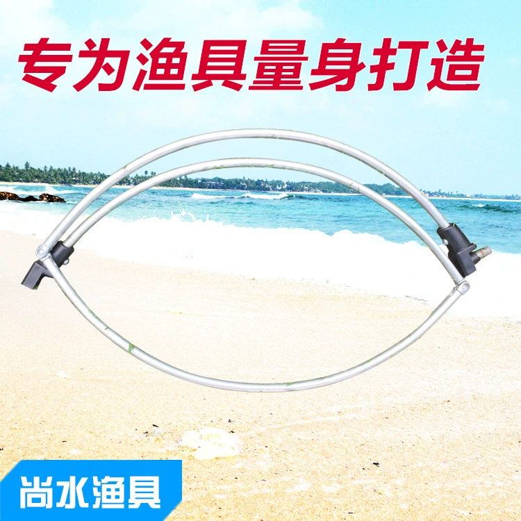 Оптовая продажа алюминиевого сплава погружная Сетка кольцо погружная сетка головное кольцо складное кольцо из алюминиевого сплава сетка кольцо рыболовные снасти