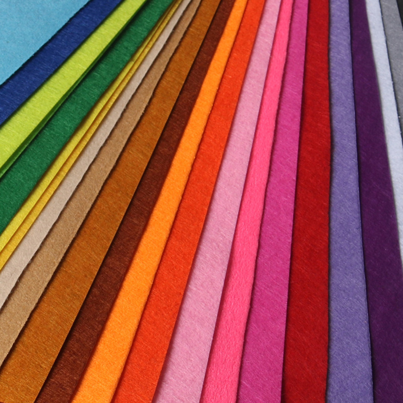 【毛毡】厂家批发彩色吸音毛毡无纺布 聚酯纤维保温针刺无纺布