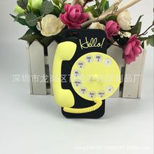 硅胶滴胶立体卡通手机套 3D浮雕公仔手机壳 带LED灯硅胶手机护套