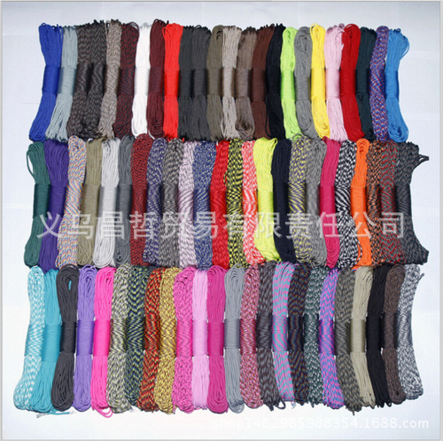 7 seven-core outdoor emergency rescue paracord braided 4MM mountaineering bracelet high-strength paracord bracelet wholesale