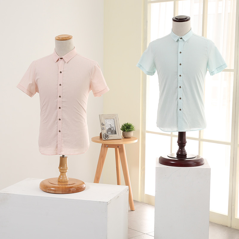 Maniquí Masculino de Medio Cuerpo de Fibra de Vidrio para Escaparate de Tienda de Ropa