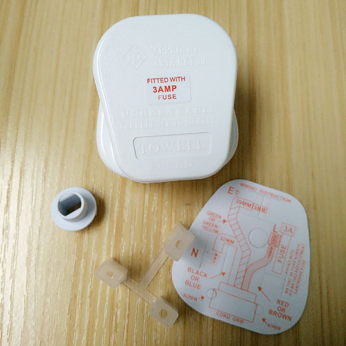 英国组装插头  英式英规英标电源插头 BS英式可拆式组装插头