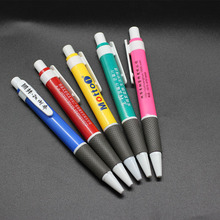 现货批发按动圆珠笔 塑料广告创意宣传礼品pen简易油性笔印刷logo