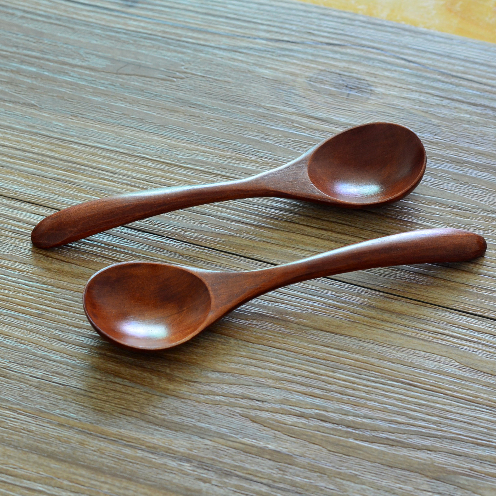 Manufacturer's Supply: Japanese-style Lacquered Mixing Spoons, Round-headed Wooden Spoons Wholesale_voghion.com