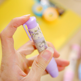 AH23 new Korean stationery creative sweet sweet cute cartoon students Press hand eraser 1232