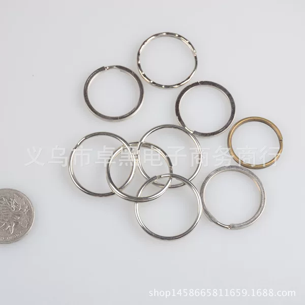 Factory Direct metal key ring key ring iron ring single ring double ring wire ring in stock wholesale