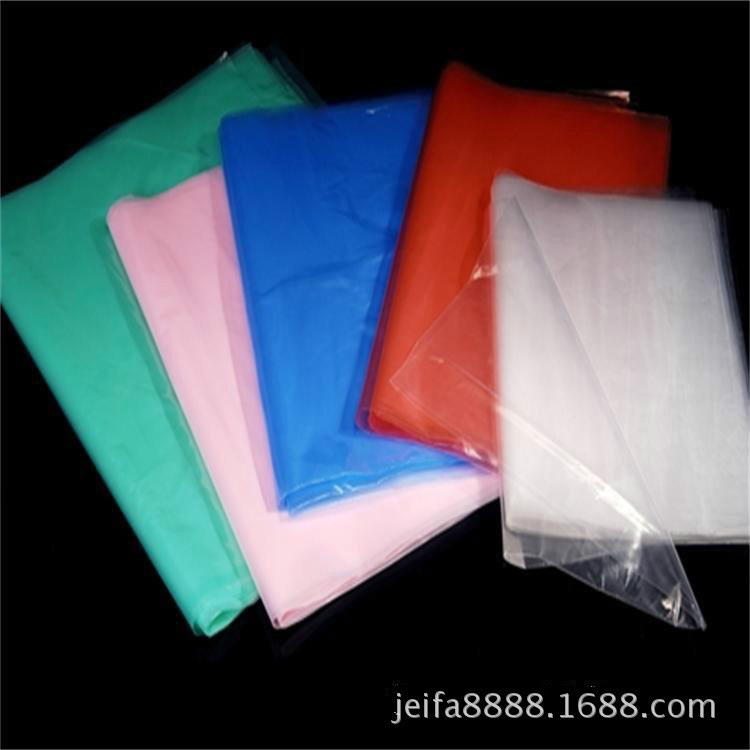 PE PO 蓝色 红色 黄色 黑色粉红色 塑料彩色切张单张卷膜包装筒料