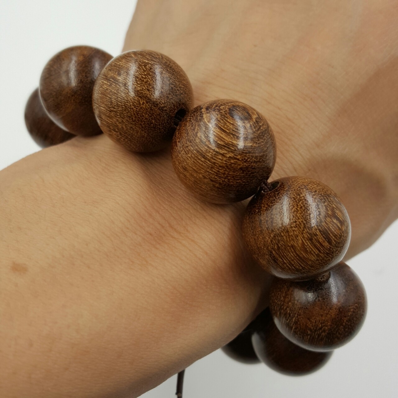 热销男女实木金丝檀木佛珠手链木质佛珠手串手链批发满包邮