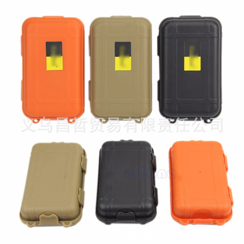 Dust-proof, shock-proof and pressure-proof plastic box, outdoor survival storage box, tool box, EDC outdoor sealed waterproof box